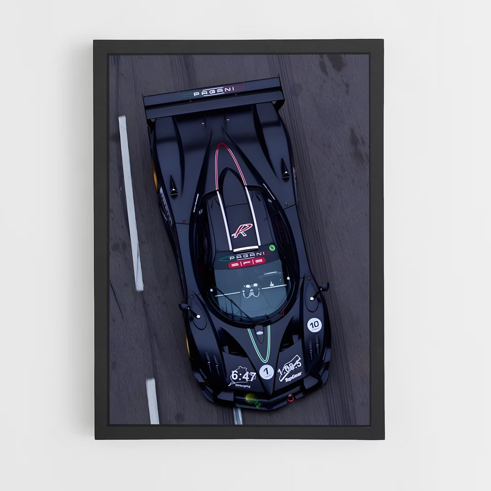 Poster Vitesse Aérienne – affiche Pagani (vue 2)